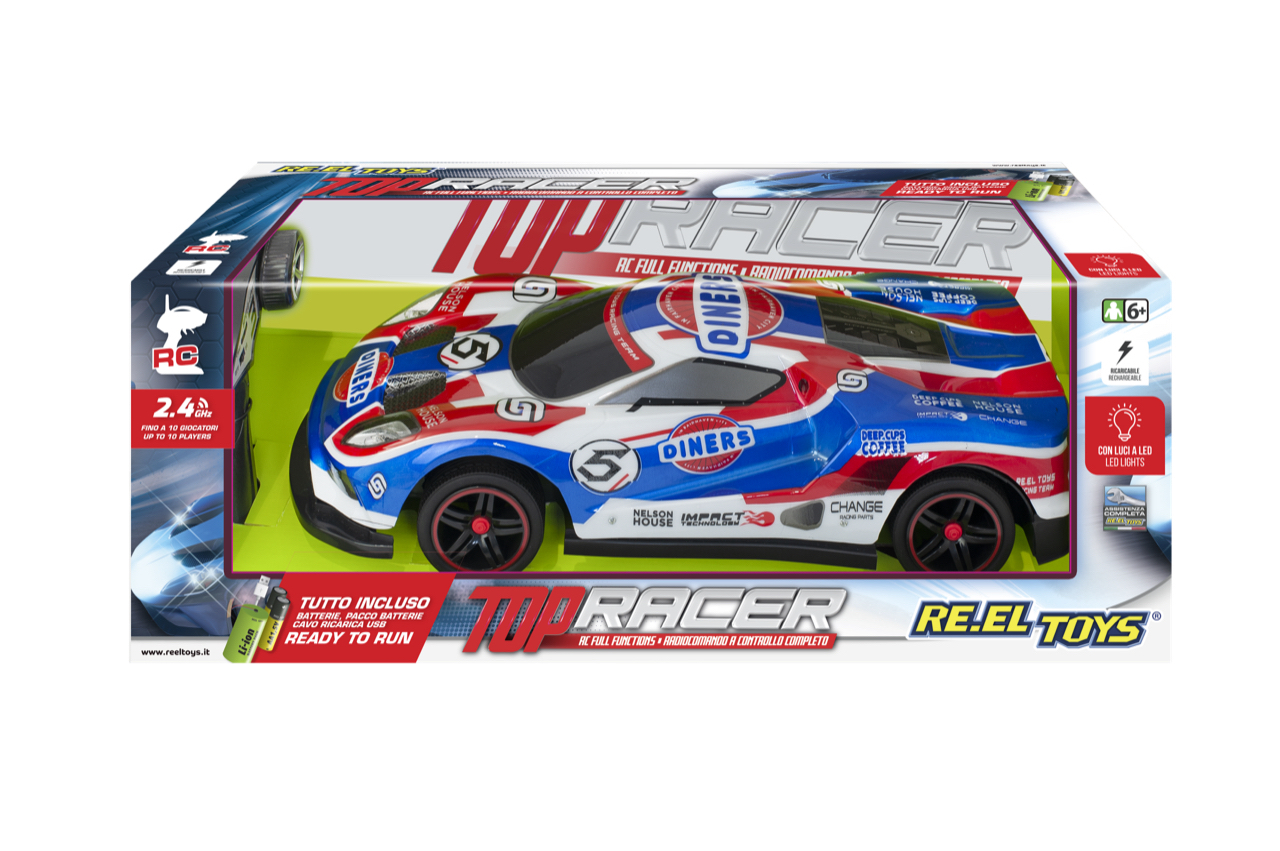 RE.EL 2373 AUTO RC TOP RACER SCALA 1/18