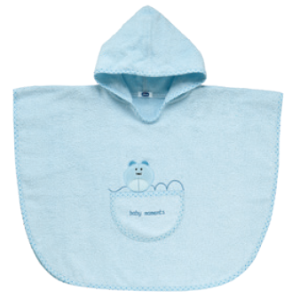 CHICCO ACCAPPATOIO PONCHO 12m+ AZZURRO