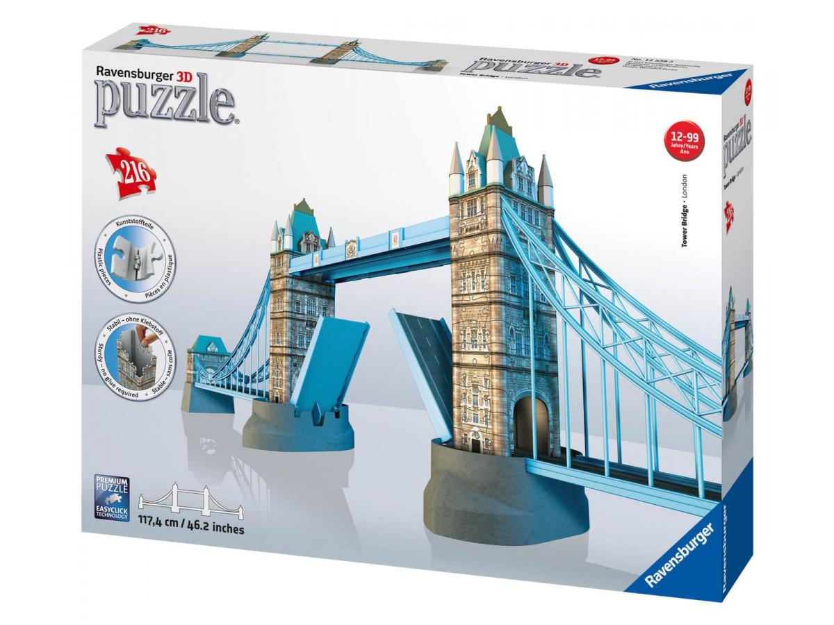 RAVENSBURGER 12559 PUZZLE 3D TOWER BRIDGE