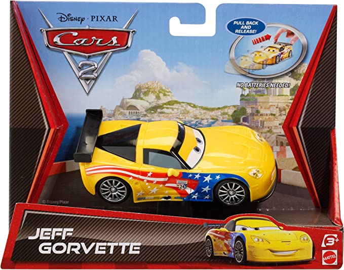 MATTEL V3007 CARS JEFF CORVETTE RETROCARICA