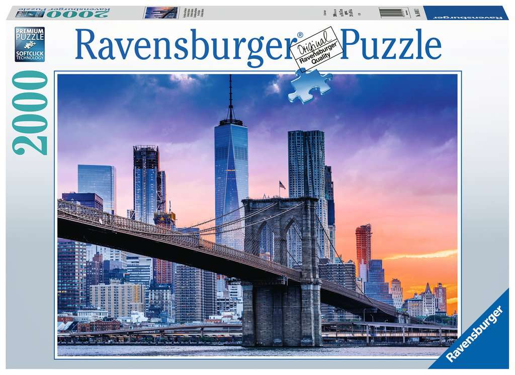 RAVENSBURGER 16011 PUZZLE DA 2000 PZ. DA BROOKLYN A MANHATTAN