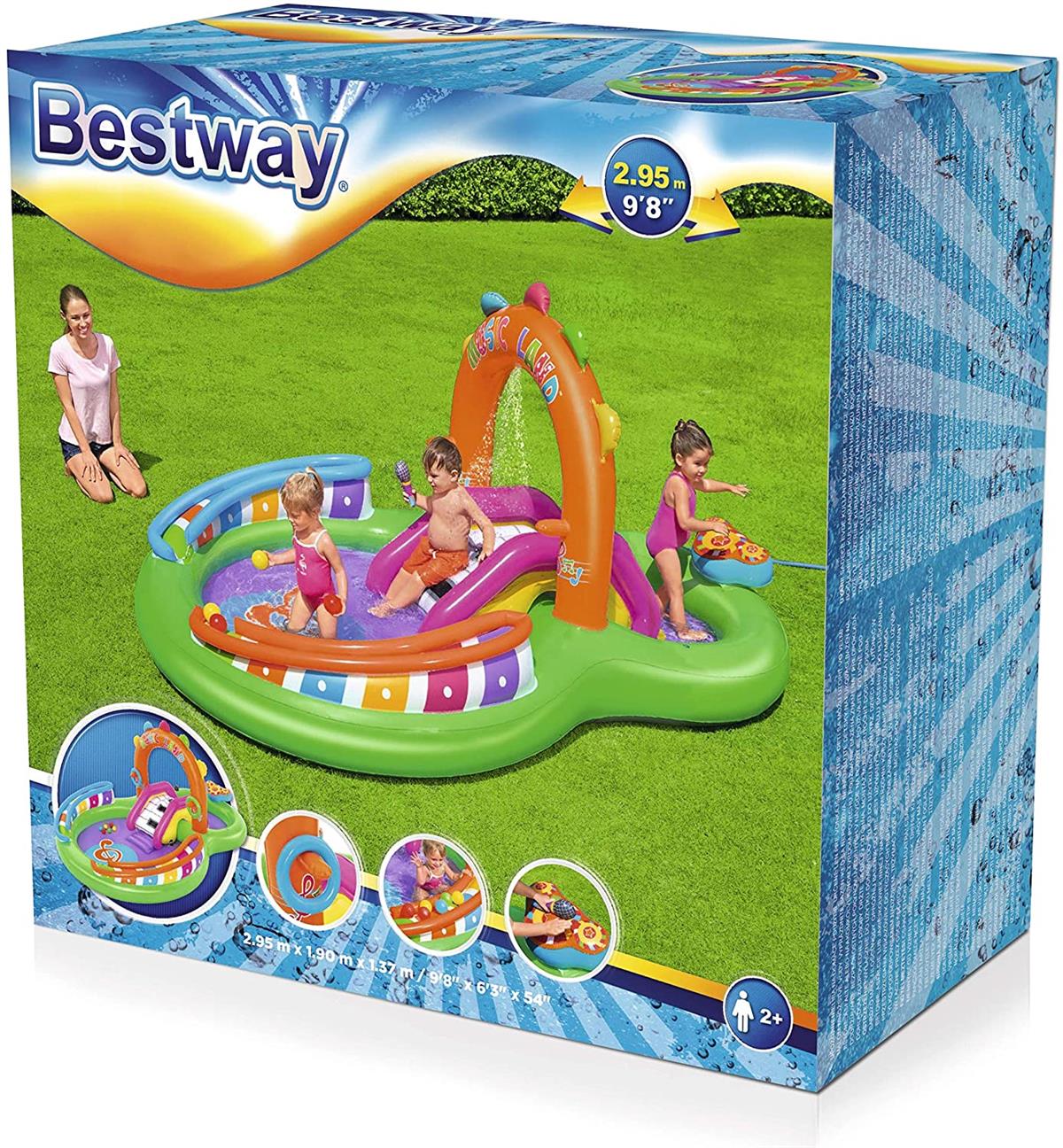 BESTWAY 53117 PLAYCENTER CANTA E SPALSH CM. 295X190X137