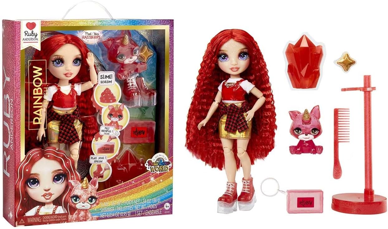 MGA 120179 RAINBOW HIGH FASHION DOLL RUBY RED