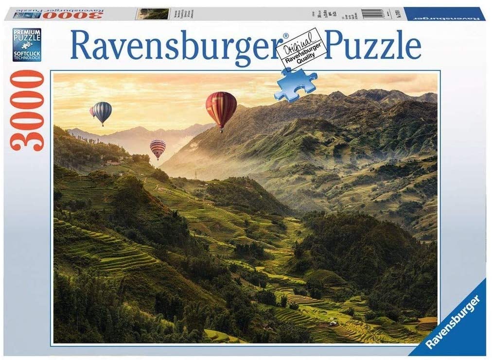 RAVENSBURGER 17076 PUZZLE DA 3000 PZ. TERRAZZAMENTI DI RISO IN ASIA