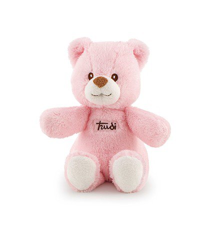 TRUDI 18122 PELUCHE ORSO CREMINO ROSA