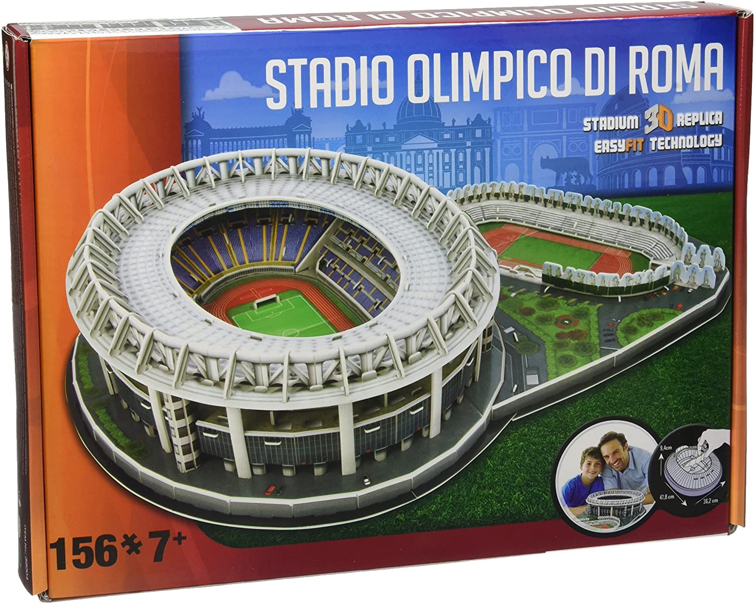 GIOCHI PREZIOSI 15131 PUZZLE 3D STADIUM ROMA