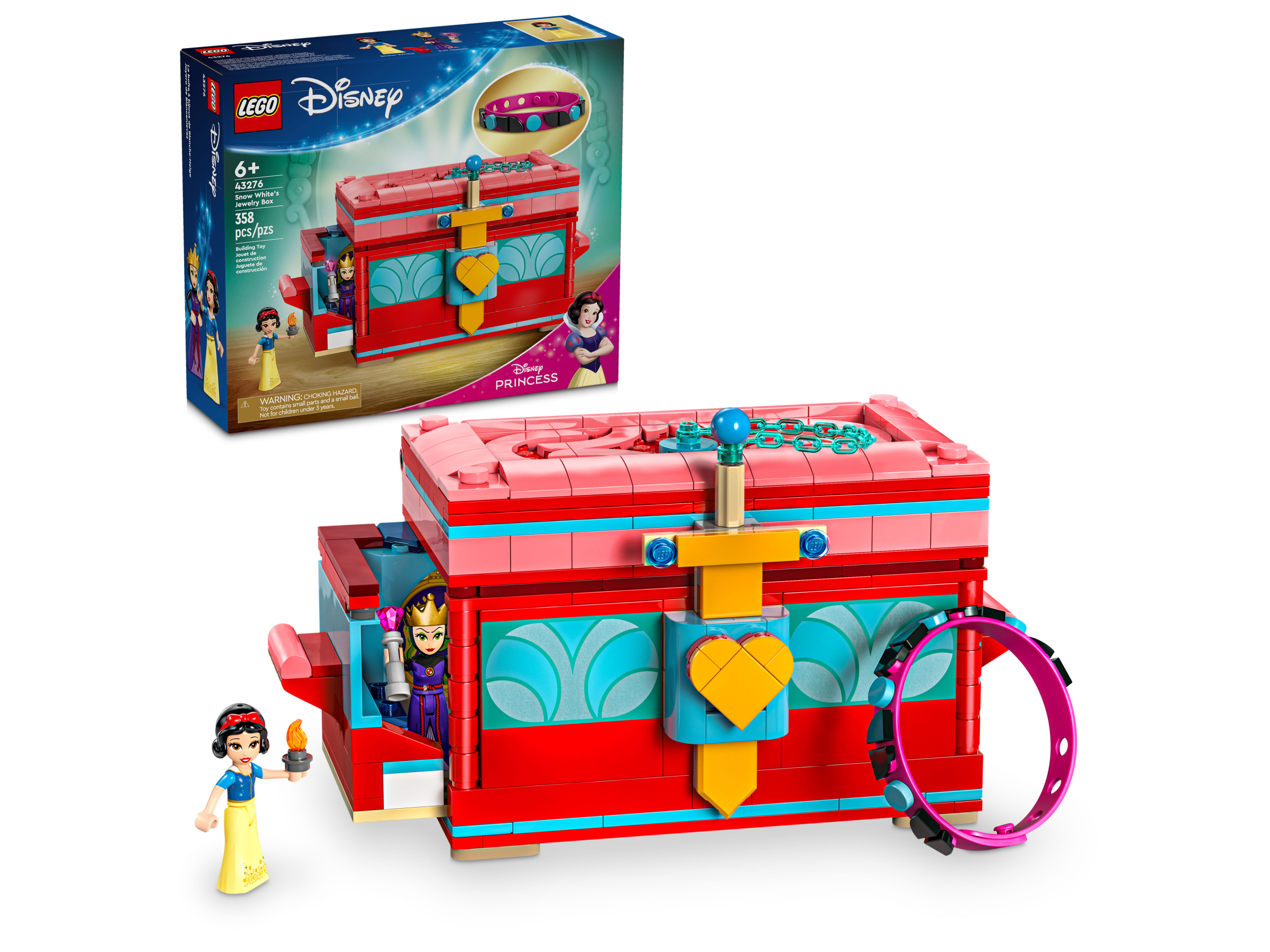 LEGO 43276 PORTAGIOIE DI BIANCANEVE DISNEY