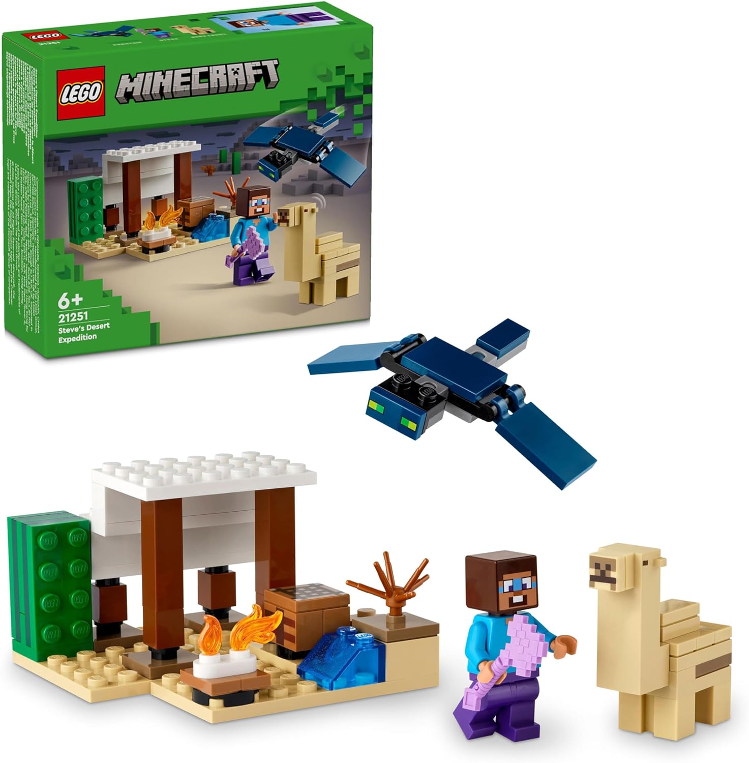 LEGO 21251 SPEDIZIONE DI STEVE NEL DESERTO MINECRAFT