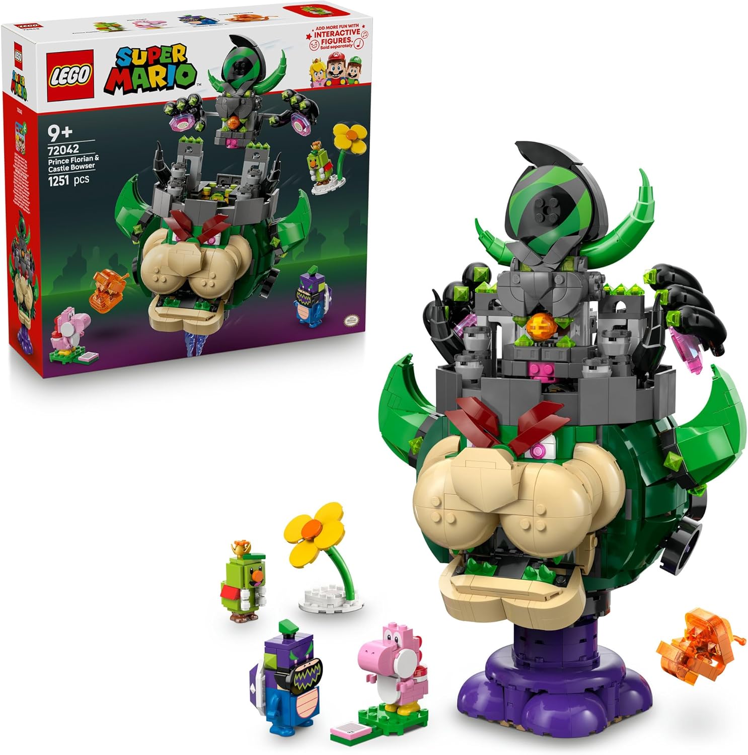 LEGO 72042 PRINCIPE FLORIAN E BOWSER CASTELLO SUPER MARIO