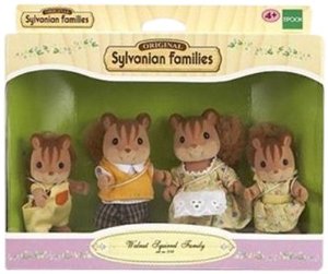 SYLVANIAN FAMILIES 3136 FAMIGLIA SCOIATTOLI MANTO CHIARO