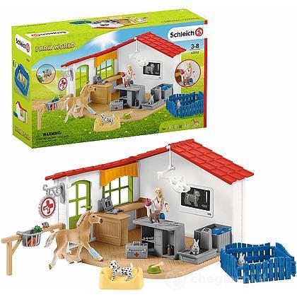 SCHLEICH 2542502 CLINICA VETERINARIA CON ANIMALI