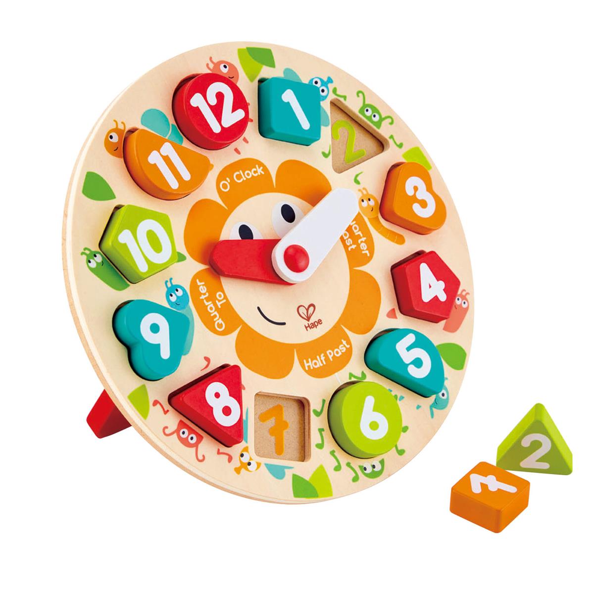 HAPE E1622 CHUNKY CLOCK PUZZLE