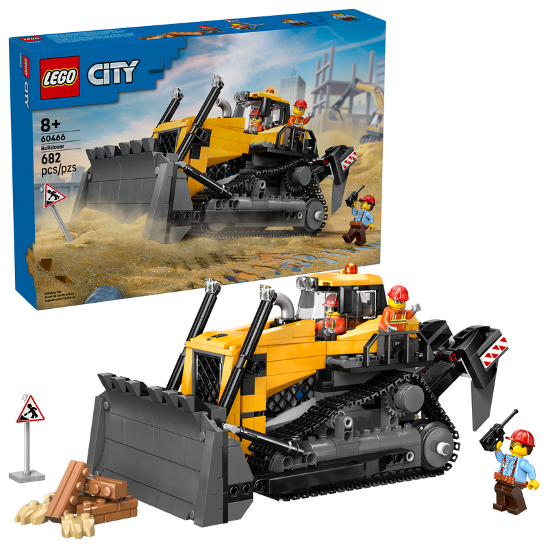 LEGO 60466 BULLDOZER GIALLO CITY