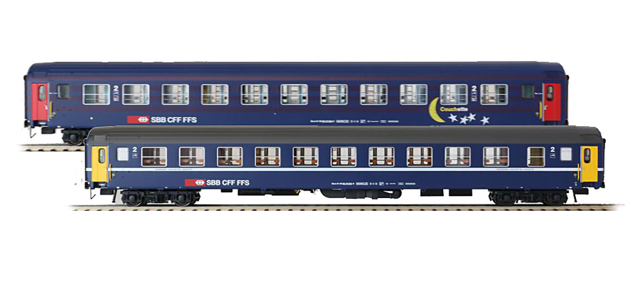 LS MODEL 47333 SET 2 CARROZZE SBB