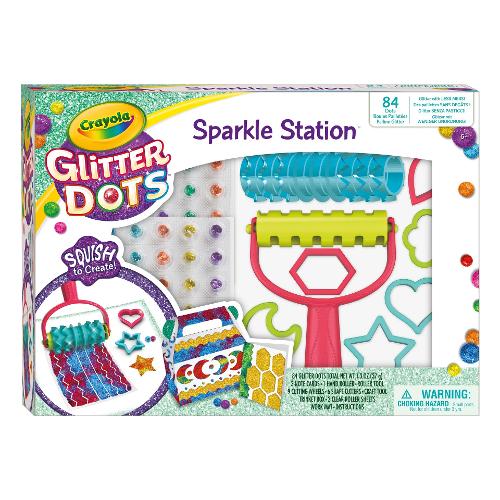 CRAYOLA 040804 GLITTER DOTS SPARKLE STATION