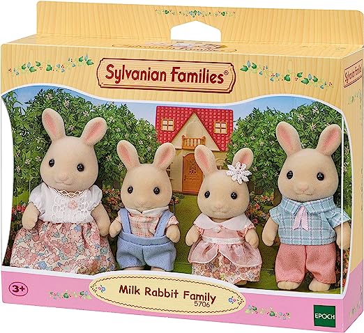 SYLVANIAN FAMILIES 5706 FAMIGLIA CONIGLIO LATTE