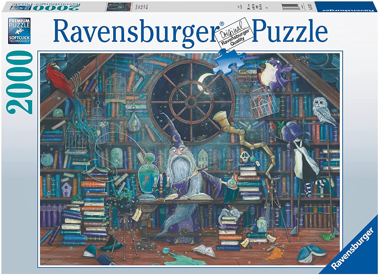 RAVENSBURGER 17112 PUZZLE DA 2000 PZ. IL MAGO MERLINO