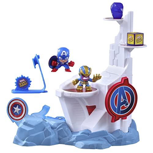 HASBRO F6894 AVENGERS STUNT SQUAD PLAYSET CAPTAIN AMERICA VS THANOS