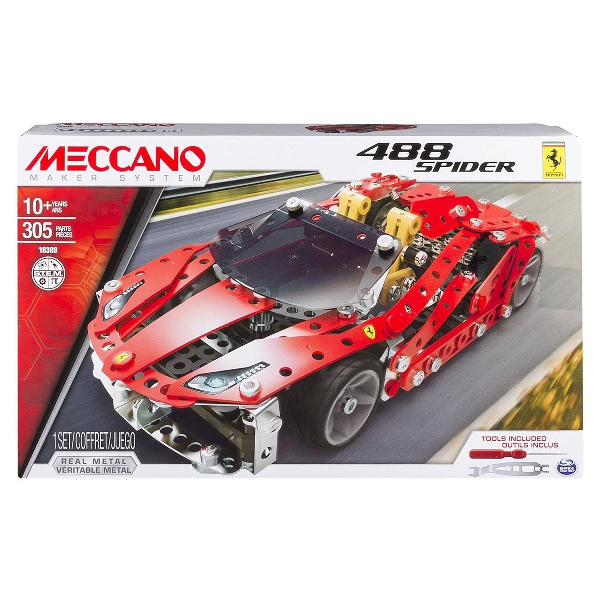 SPINMASTER 6028974 MECCANO FERRARI 488GT ROADSTER