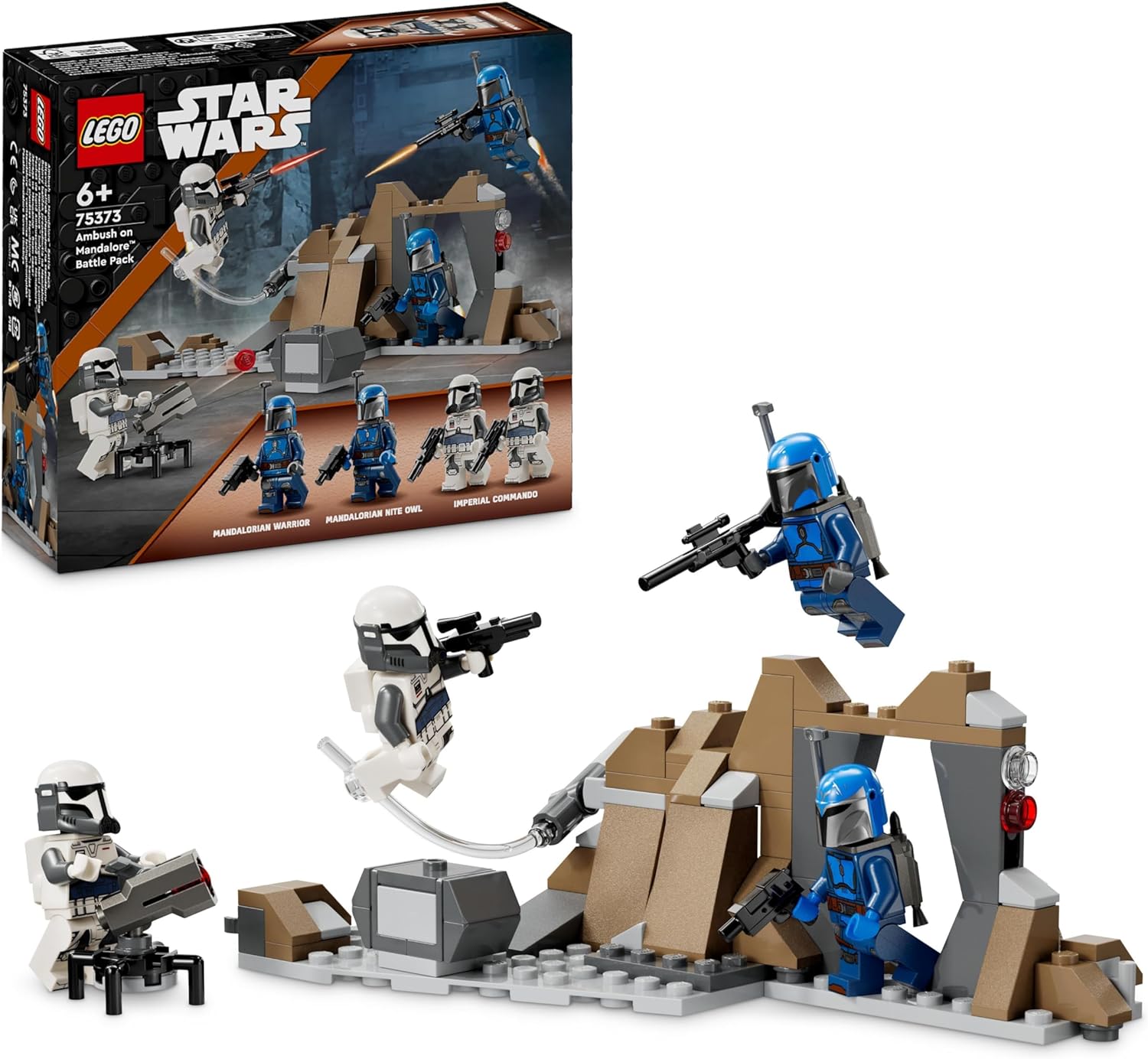 LEGO 75373 BATTLE PACK AGGUATO SU MANDALORE STAR WARS