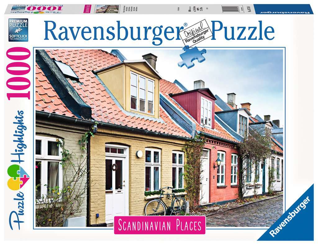 RAVENSBURGER 16741 PUZZLE DA 1000 PZ. AARTHUS DANIMARCA