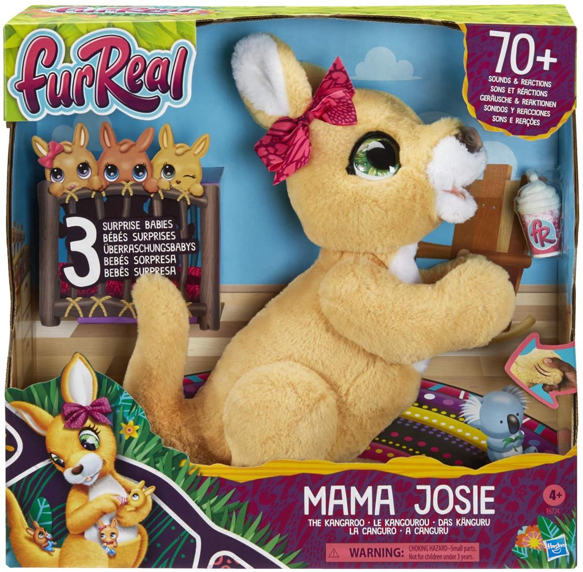 HASBRO E67245L0 FUR REAL MAMA JOSIE IL CANGURO