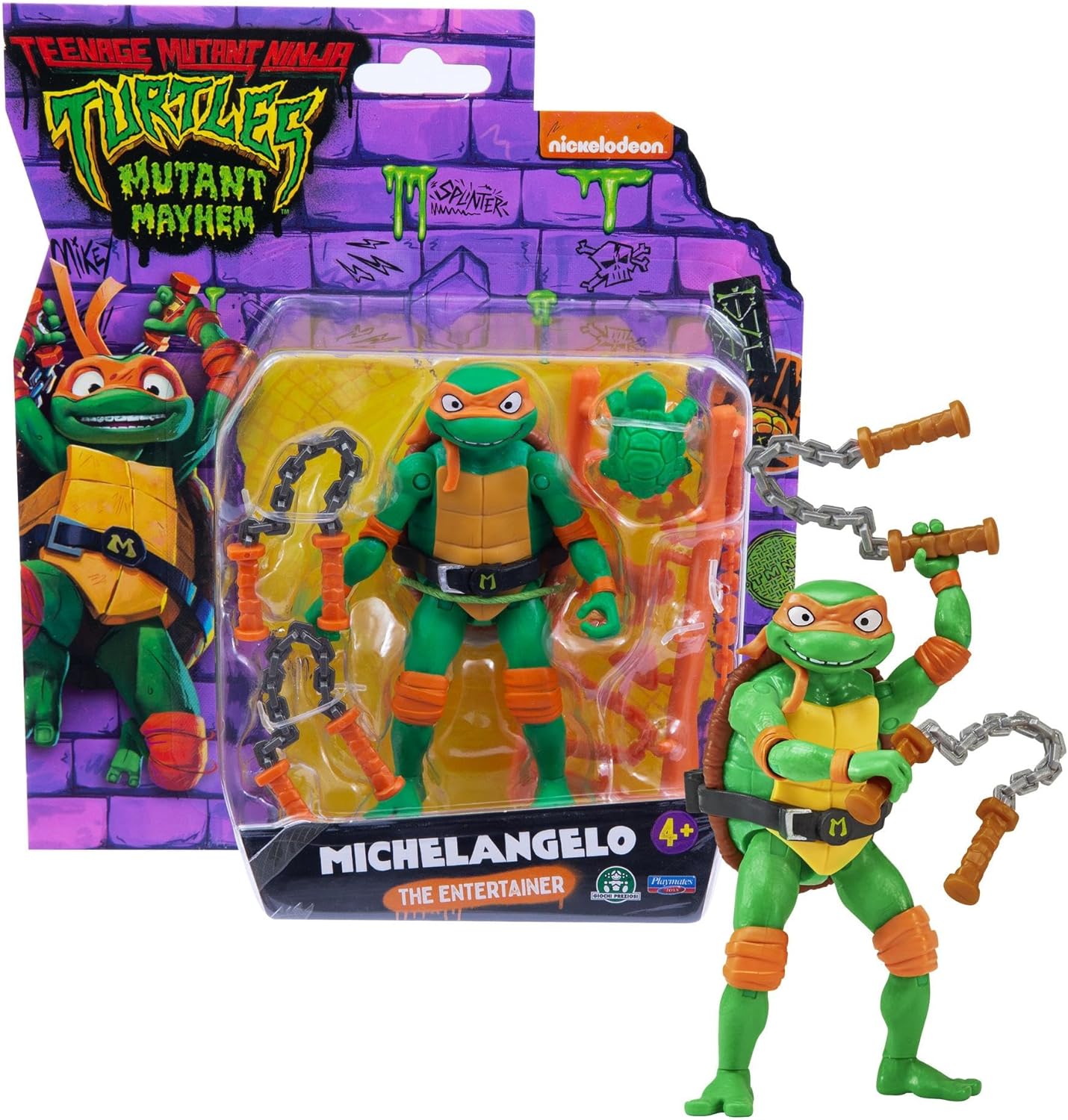 GIOCHI PREZIOSI 83283 TURLTES MUTANT NINJA MICHELANGELO