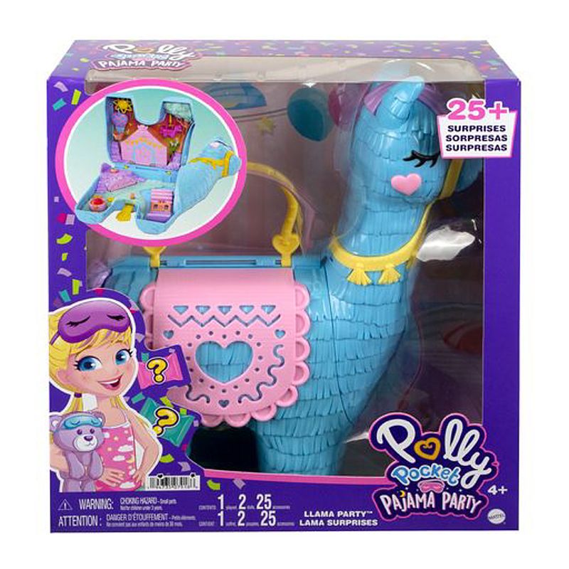 MATTEL HHX74 POLLY POCKET LLAMA PIGIAMA PARTY