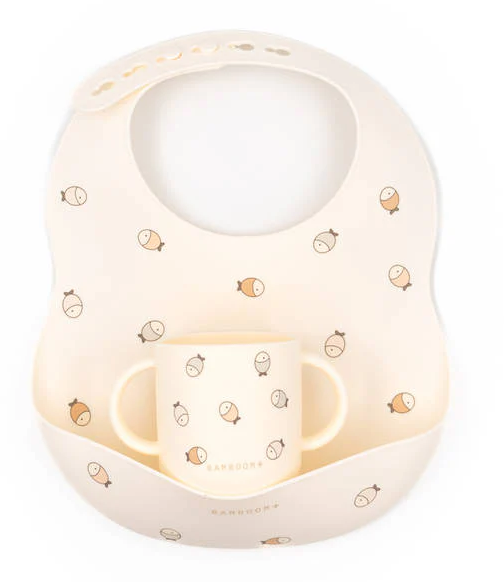 BAMBOOM 905.242 BAVAGLINO E TAZZA IN SILICONE FISHES