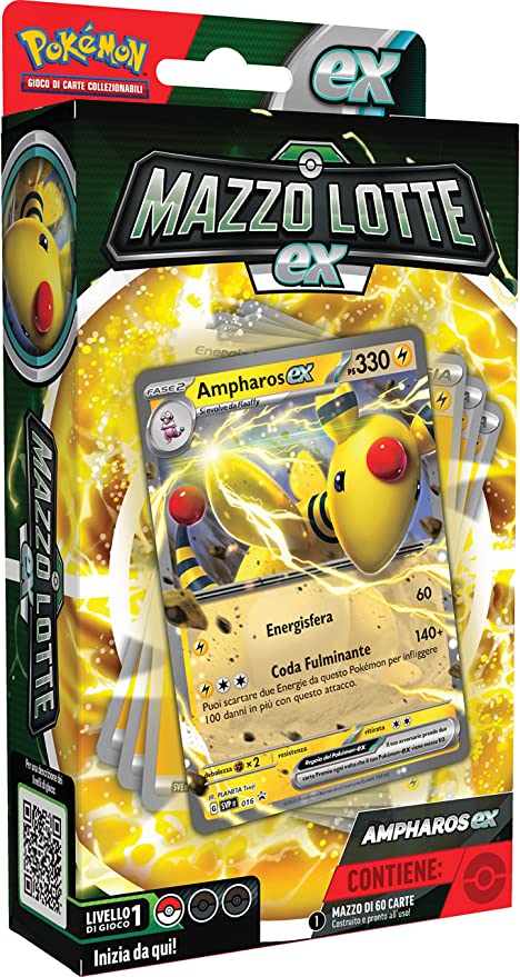 GAMEVISON PK60287 POKEMON MAZZO LOTTE AMPHAROS