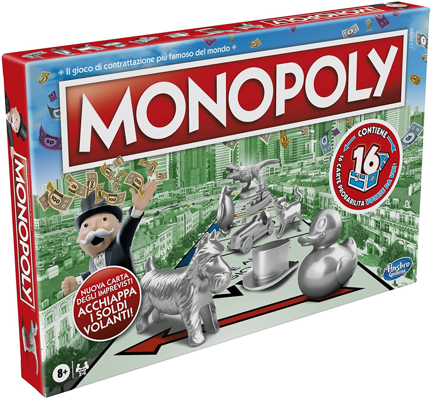 HASBRO C1009456 MONOPOLY RETTANGOLARE