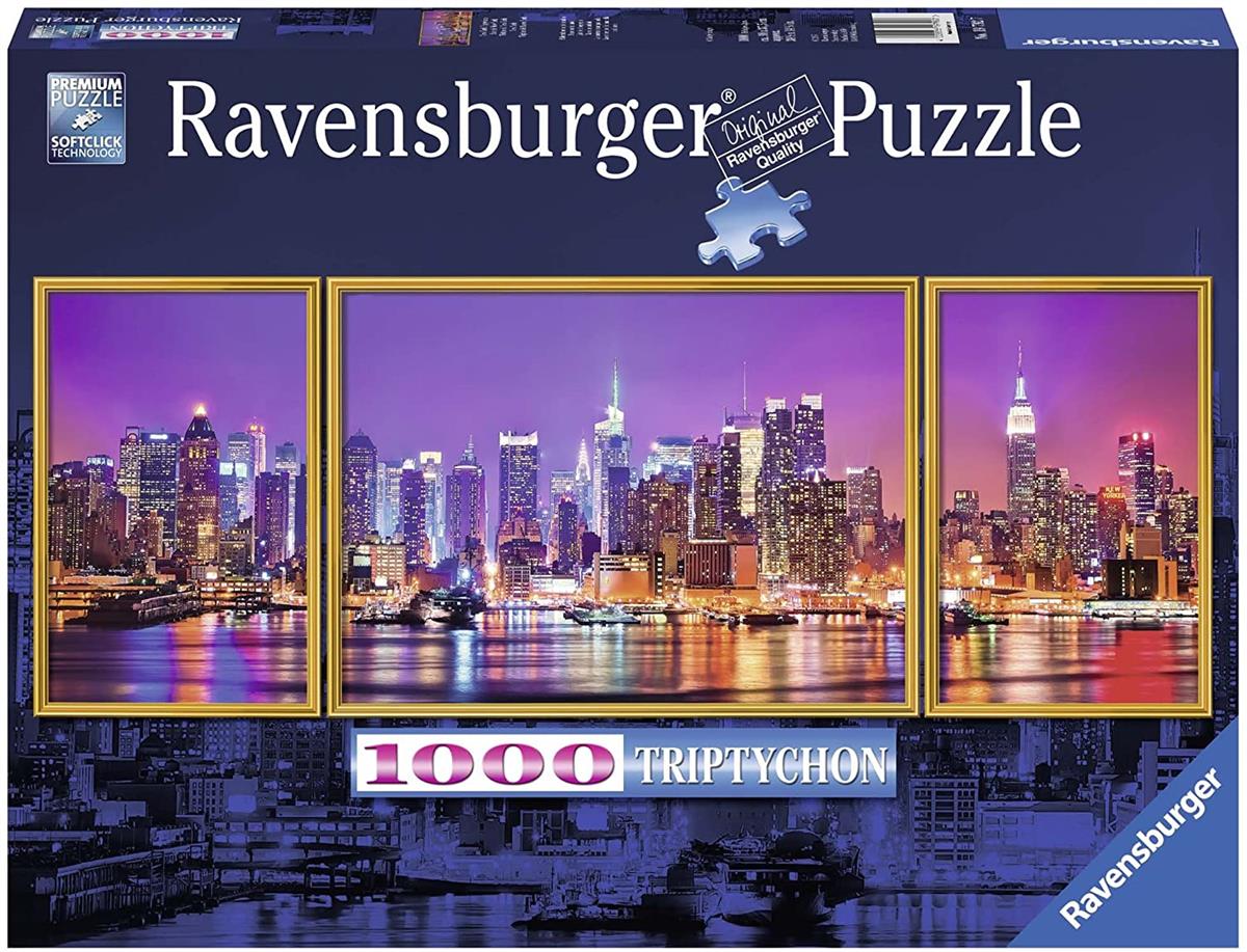 RAVENSBURGER 19792 PUZZLE DA 1000 PZ. TRITTICO DI NEW YORK