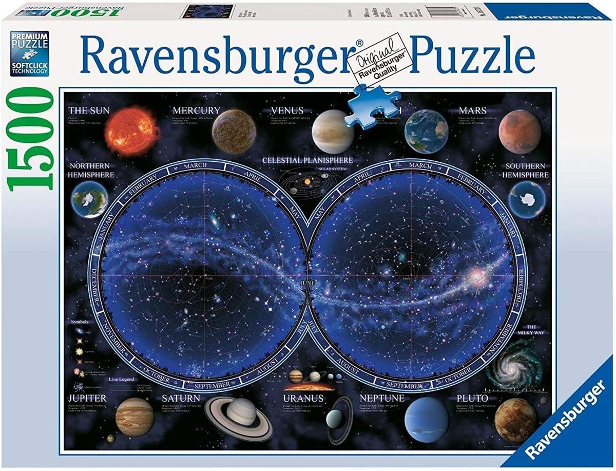 RAVENSBURGER 16373 PUZZLE DA 1500 PZ. PLANISFERO CELESTE