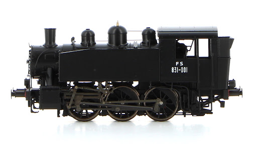 BLACK STAR BS00012 LOCOMOTIVA A VAPORE 831.001 FS