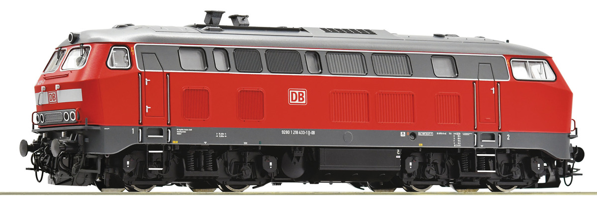 ROCO 70767 LOCOMOTIVA DIESEL 218 443-1 DB AG