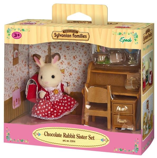 SYLVANIAN FAMILIES 5016 SORELLA CONIGLIO CON SCRIVANIA