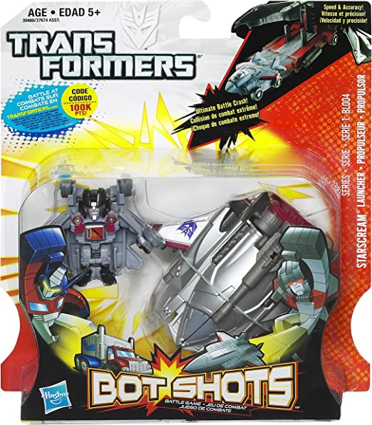 HASBRO 37674 TRANSFORMER BOT SHOT STARSCREAM