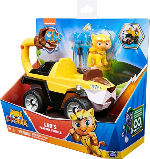 SPINMASTER 6066333 PAW PATRO VEICOLO CAT PACK DI LEO