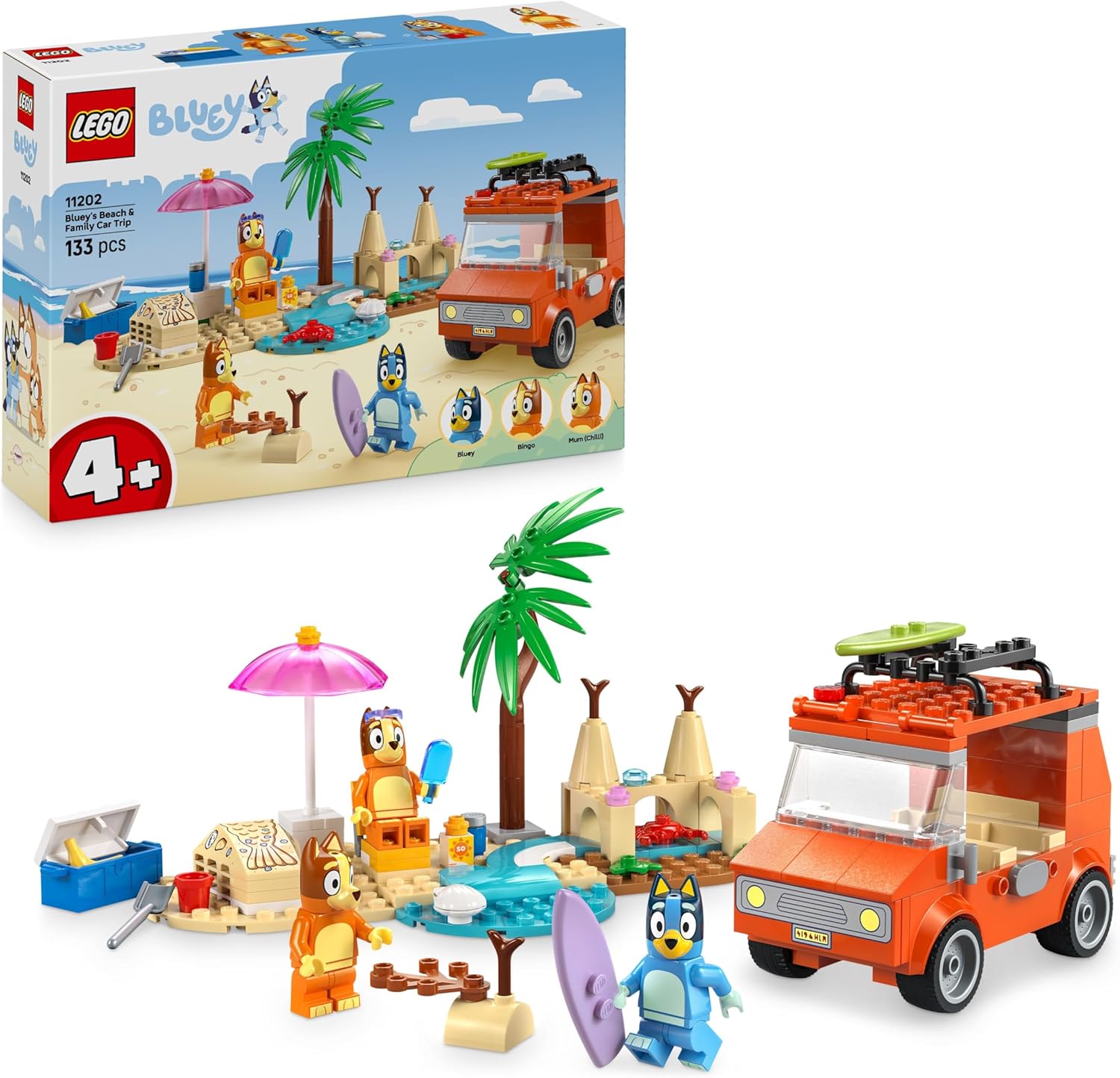 LEGO 11202 VACANZA SULLA SPIAGGIA DELLA FAMIGLIA DI BLUEY