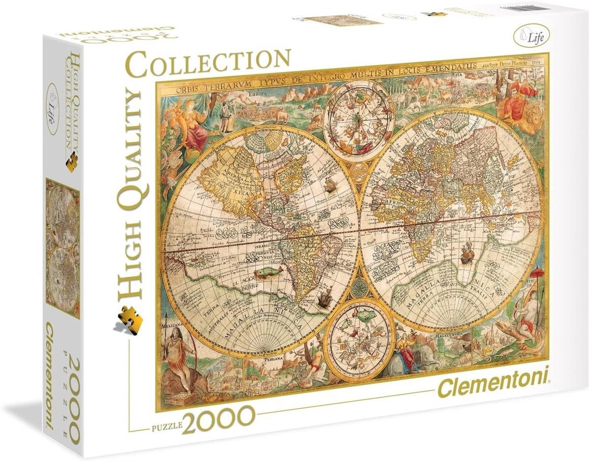 CLEMENTONI 32557 PUZZLE DA 2000 PZ. ANCIENT MAP