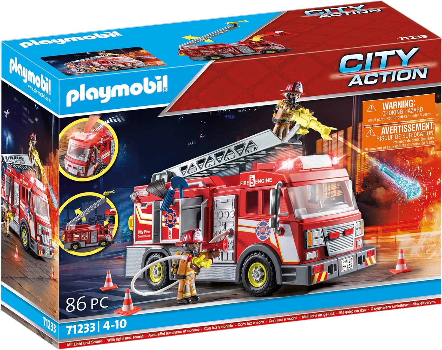 PLAYMIBIL 71233 CAMION DEI POMPIERI