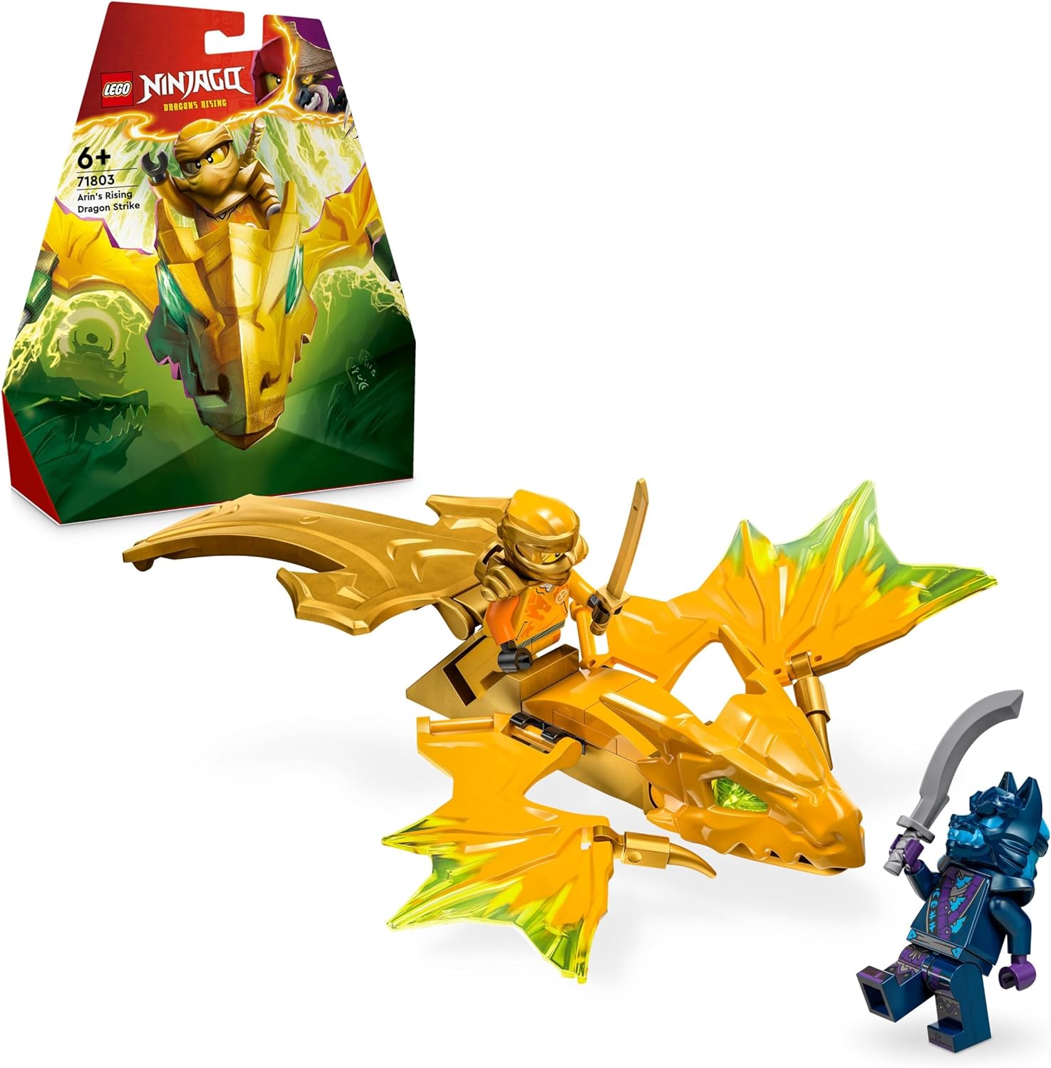 LEGO 71803 ATTACCO DEL RISING DRAGON DI ARIN NINJAGO