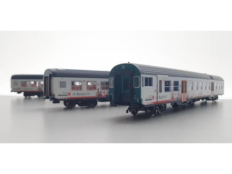 LS MDOEL PIV 81508 SET 3 CARROZZE MDVC