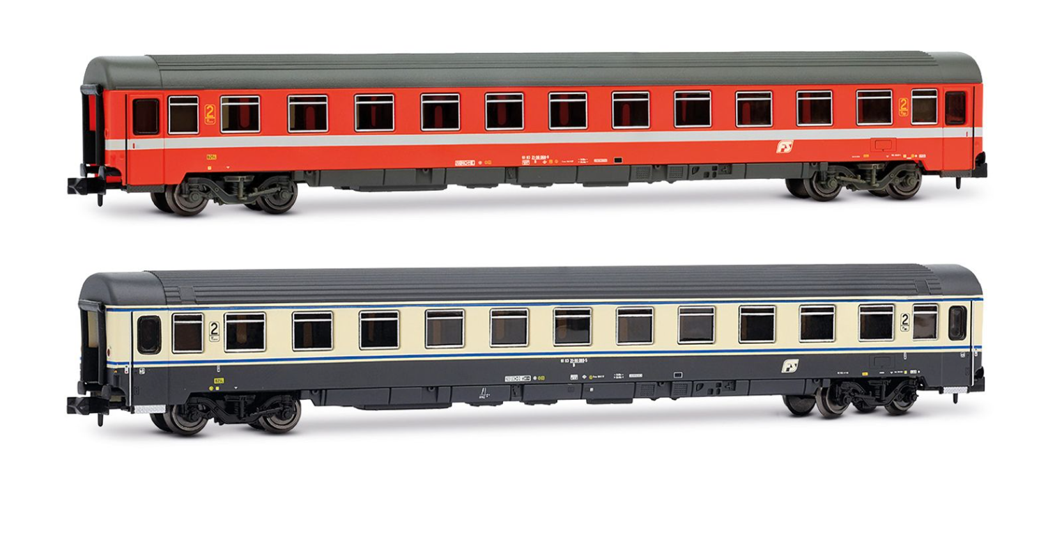 ARNOLD HN4493 SET 2 CARROZZE UIC-Z1 - SCALA N