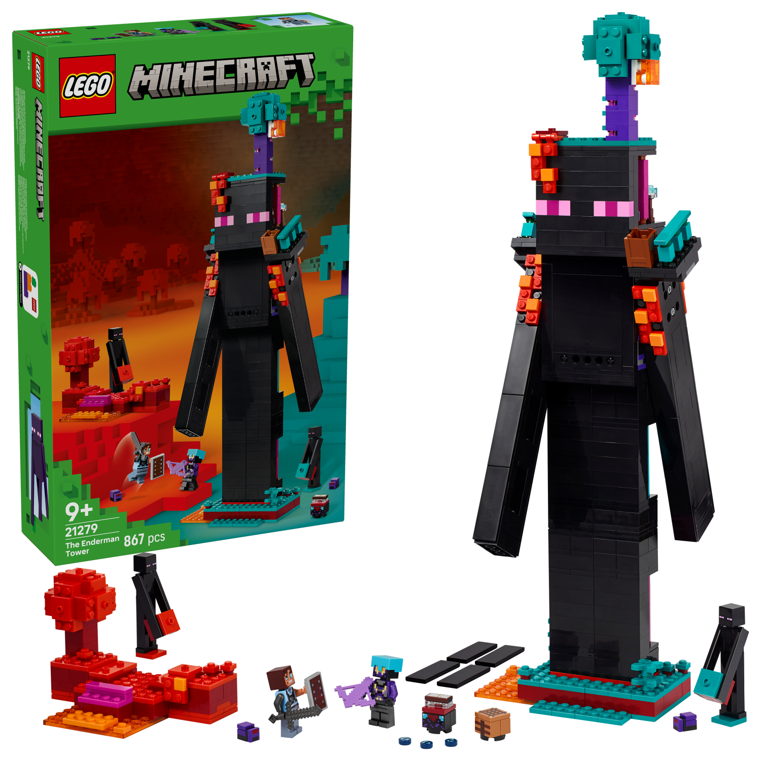 LEGO 21279 LA TORRE DELL'ENDERMAN MINECRAFT