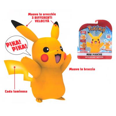 GIOCHI PREZIOSI PKE18000 POKEMON MY PARTNER PIKACHU PERSONAGGIO. 10 CM INTERATTIVO