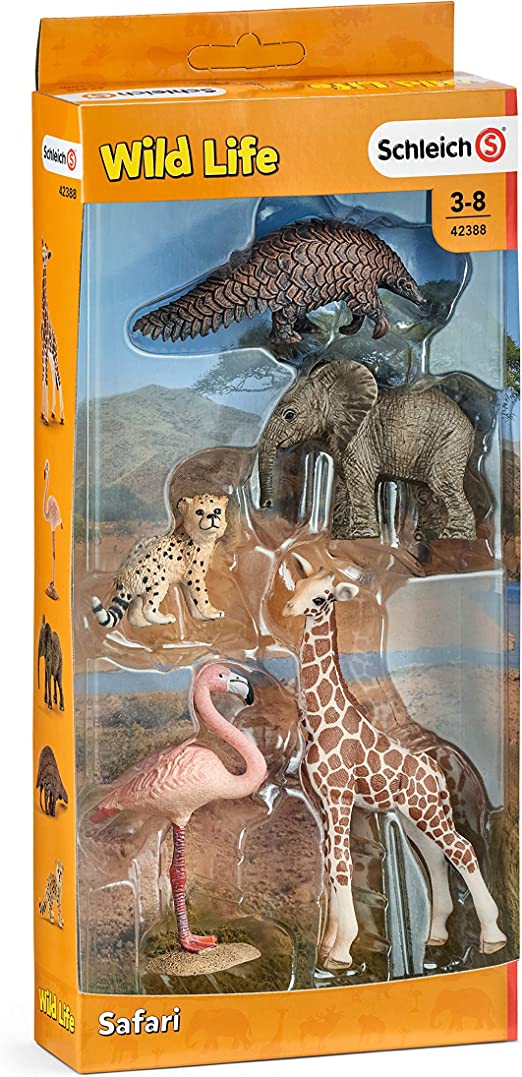 SCHLEICH 2542388 ANIMALI WILD LIFE ASSORTITI