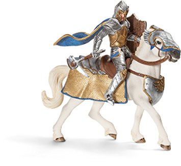 SCHLEICH 2570108 CAVALIERE DEL GRIFONE A CAVALLO