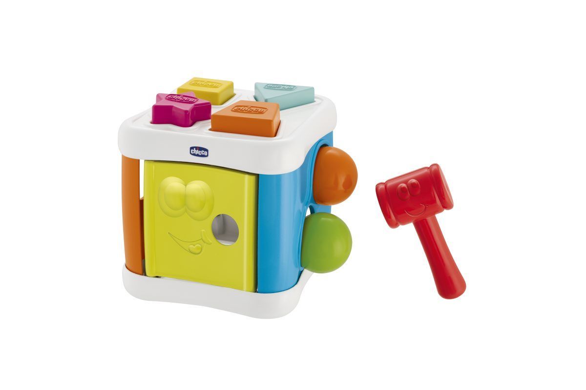 CHICCO 9686 2 IN 1 CUBO INCASTRA E MARTELLA