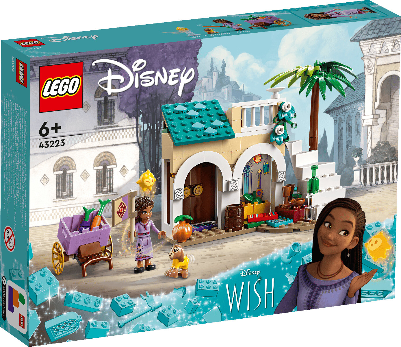 LEGO 43223 ASHA NELLA CITTA DI ROSAS DISNEY